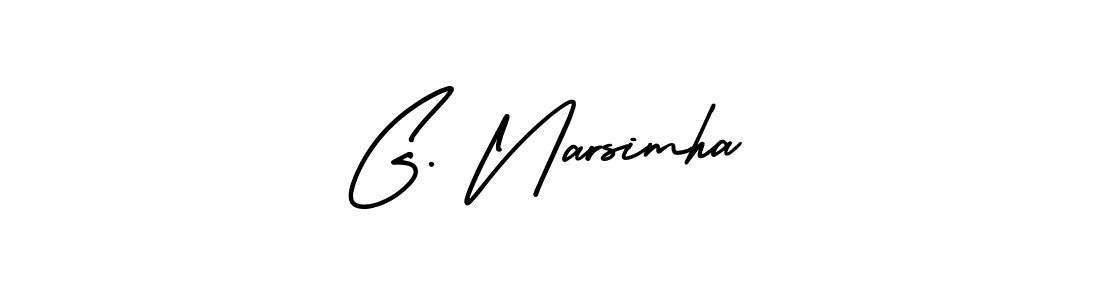 Create a beautiful signature design for name G. Narsimha. With this signature (AmerikaSignatureDemo-Regular) fonts, you can make a handwritten signature for free. G. Narsimha signature style 3 images and pictures png