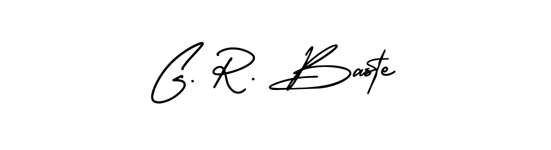 Also You can easily find your signature by using the search form. We will create G. R. Baste name handwritten signature images for you free of cost using AmerikaSignatureDemo-Regular sign style. G. R. Baste signature style 3 images and pictures png