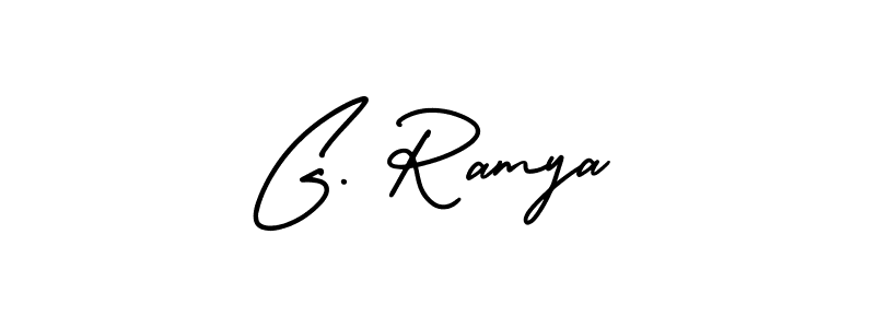 Check out images of Autograph of G. Ramya name. Actor G. Ramya Signature Style. AmerikaSignatureDemo-Regular is a professional sign style online. G. Ramya signature style 3 images and pictures png