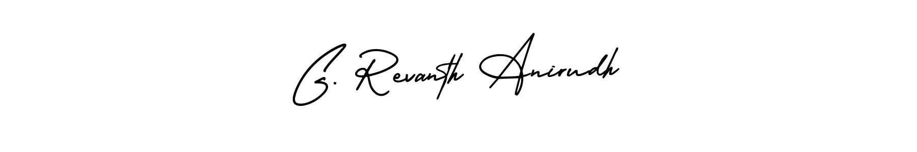 It looks lik you need a new signature style for name G. Revanth Anirudh. Design unique handwritten (AmerikaSignatureDemo-Regular) signature with our free signature maker in just a few clicks. G. Revanth Anirudh signature style 3 images and pictures png