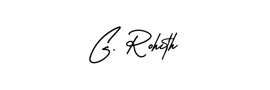 Design your own signature with our free online signature maker. With this signature software, you can create a handwritten (AmerikaSignatureDemo-Regular) signature for name G. Rohith. G. Rohith signature style 3 images and pictures png