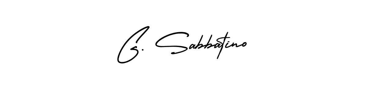 G. Sabbatino stylish signature style. Best Handwritten Sign (AmerikaSignatureDemo-Regular) for my name. Handwritten Signature Collection Ideas for my name G. Sabbatino. G. Sabbatino signature style 3 images and pictures png