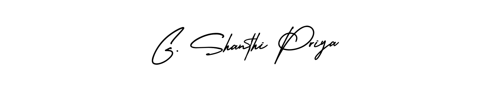 Best and Professional Signature Style for G. Shanthi Priya. AmerikaSignatureDemo-Regular Best Signature Style Collection. G. Shanthi Priya signature style 3 images and pictures png