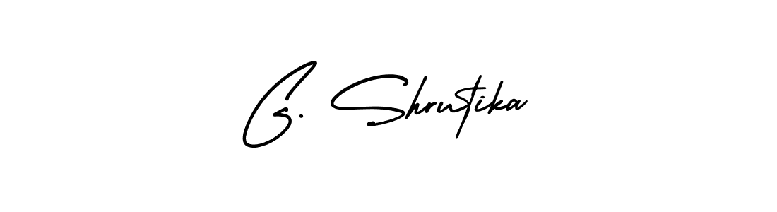 How to make G. Shrutika signature? AmerikaSignatureDemo-Regular is a professional autograph style. Create handwritten signature for G. Shrutika name. G. Shrutika signature style 3 images and pictures png