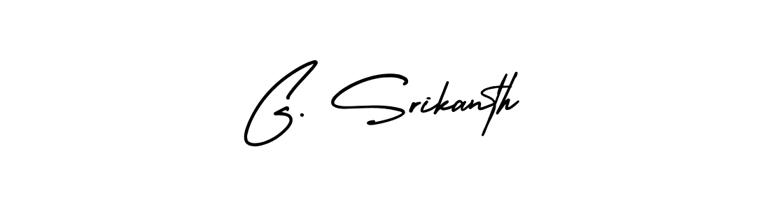 How to Draw G. Srikanth signature style? AmerikaSignatureDemo-Regular is a latest design signature styles for name G. Srikanth. G. Srikanth signature style 3 images and pictures png