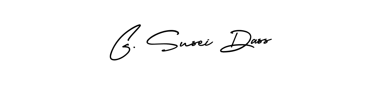 Use a signature maker to create a handwritten signature online. With this signature software, you can design (AmerikaSignatureDemo-Regular) your own signature for name G. Susei Dass. G. Susei Dass signature style 3 images and pictures png