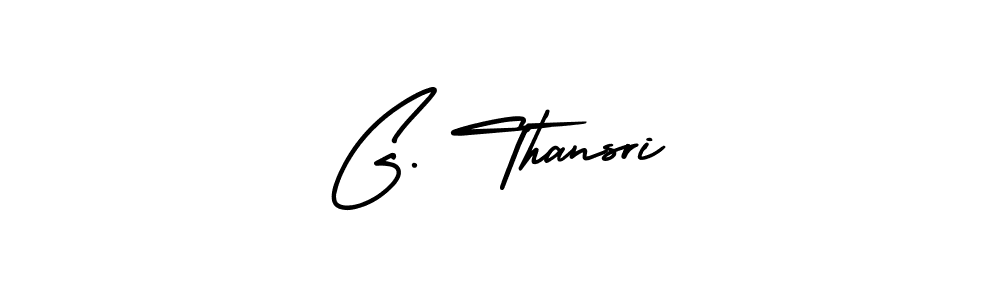This is the best signature style for the G. Thansri name. Also you like these signature font (AmerikaSignatureDemo-Regular). Mix name signature. G. Thansri signature style 3 images and pictures png