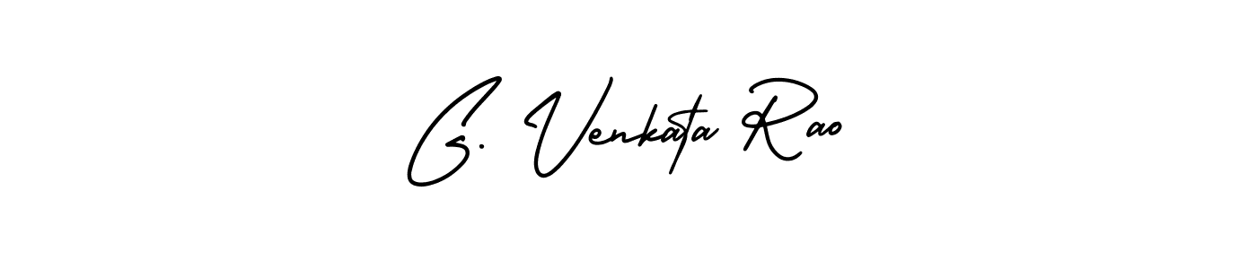 It looks lik you need a new signature style for name G. Venkata Rao. Design unique handwritten (AmerikaSignatureDemo-Regular) signature with our free signature maker in just a few clicks. G. Venkata Rao signature style 3 images and pictures png