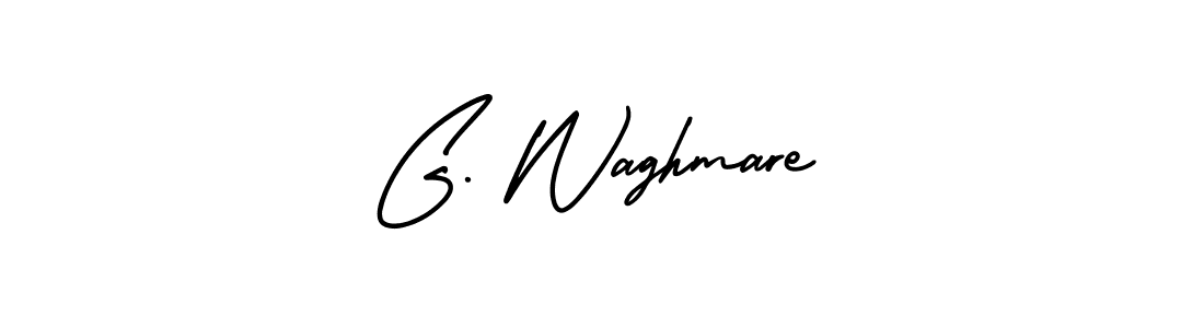 AmerikaSignatureDemo-Regular is a professional signature style that is perfect for those who want to add a touch of class to their signature. It is also a great choice for those who want to make their signature more unique. Get G. Waghmare name to fancy signature for free. G. Waghmare signature style 3 images and pictures png