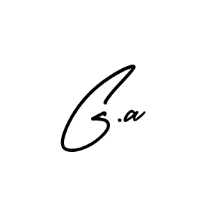 It looks lik you need a new signature style for name G.a. Design unique handwritten (AmerikaSignatureDemo-Regular) signature with our free signature maker in just a few clicks. G.a signature style 3 images and pictures png