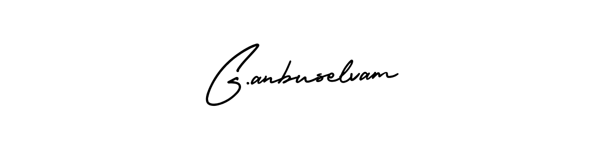 Make a beautiful signature design for name G.anbuselvam. Use this online signature maker to create a handwritten signature for free. G.anbuselvam signature style 3 images and pictures png