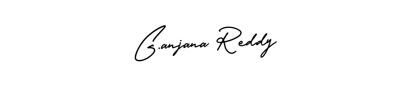 Make a beautiful signature design for name G.anjana Reddy. Use this online signature maker to create a handwritten signature for free. G.anjana Reddy signature style 3 images and pictures png