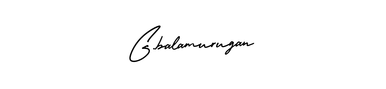 The best way (AmerikaSignatureDemo-Regular) to make a short signature is to pick only two or three words in your name. The name G.balamurugan include a total of six letters. For converting this name. G.balamurugan signature style 3 images and pictures png