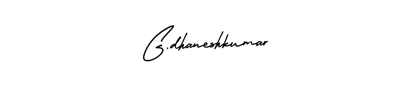 Similarly AmerikaSignatureDemo-Regular is the best handwritten signature design. Signature creator online .You can use it as an online autograph creator for name G.dhaneshkumar. G.dhaneshkumar signature style 3 images and pictures png