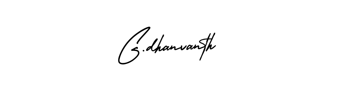 Create a beautiful signature design for name G.dhanvanth. With this signature (AmerikaSignatureDemo-Regular) fonts, you can make a handwritten signature for free. G.dhanvanth signature style 3 images and pictures png