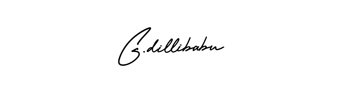 Create a beautiful signature design for name G.dillibabu. With this signature (AmerikaSignatureDemo-Regular) fonts, you can make a handwritten signature for free. G.dillibabu signature style 3 images and pictures png