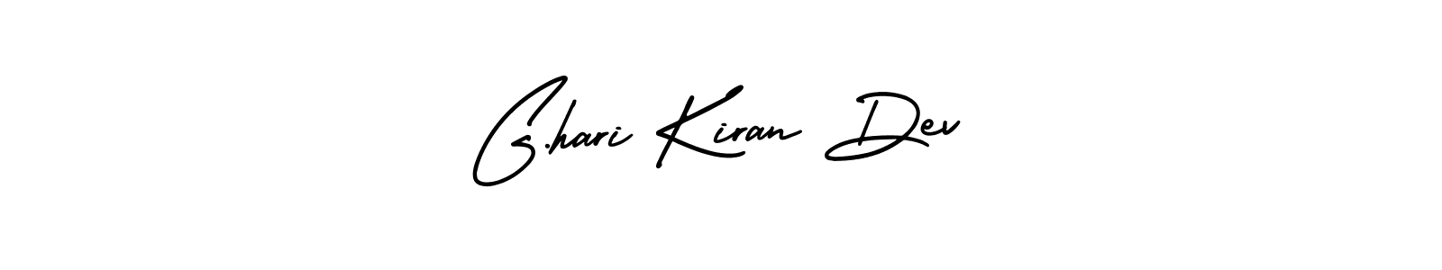 Design your own signature with our free online signature maker. With this signature software, you can create a handwritten (AmerikaSignatureDemo-Regular) signature for name G.hari Kiran Dev. G.hari Kiran Dev signature style 3 images and pictures png