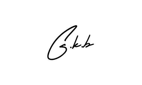 Create a beautiful signature design for name G.k.b. With this signature (AmerikaSignatureDemo-Regular) fonts, you can make a handwritten signature for free. G.k.b signature style 3 images and pictures png