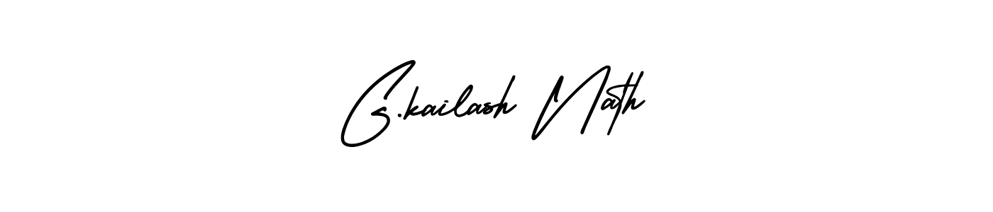 AmerikaSignatureDemo-Regular is a professional signature style that is perfect for those who want to add a touch of class to their signature. It is also a great choice for those who want to make their signature more unique. Get G.kailash Nath name to fancy signature for free. G.kailash Nath signature style 3 images and pictures png