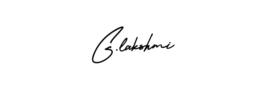 Make a beautiful signature design for name G.lakshmi. With this signature (AmerikaSignatureDemo-Regular) style, you can create a handwritten signature for free. G.lakshmi signature style 3 images and pictures png