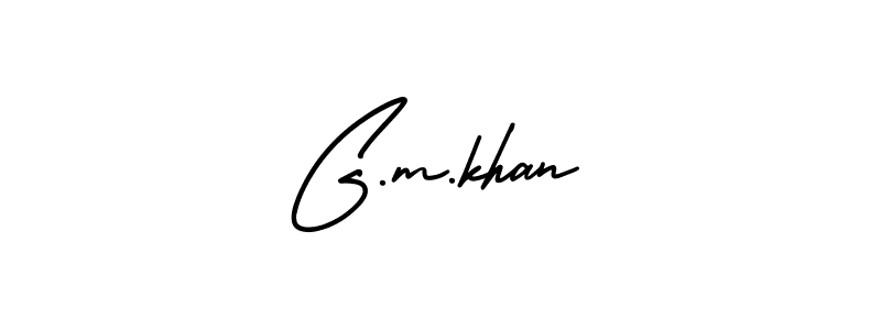 Also You can easily find your signature by using the search form. We will create G.m.khan name handwritten signature images for you free of cost using AmerikaSignatureDemo-Regular sign style. G.m.khan signature style 3 images and pictures png