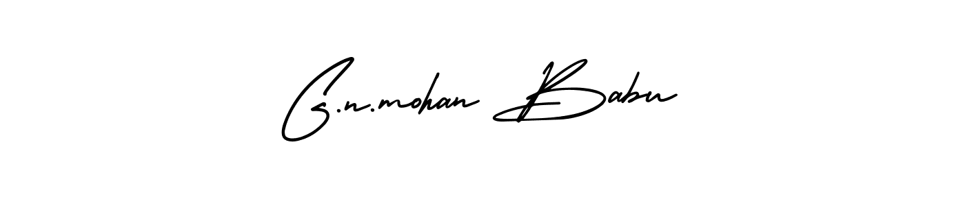 Make a beautiful signature design for name G.n.mohan Babu. Use this online signature maker to create a handwritten signature for free. G.n.mohan Babu signature style 3 images and pictures png