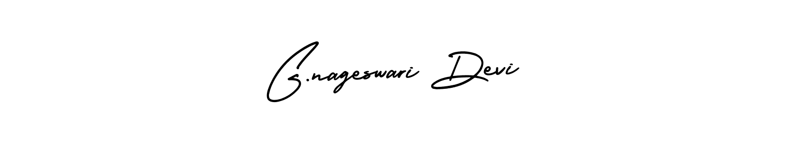 Design your own signature with our free online signature maker. With this signature software, you can create a handwritten (AmerikaSignatureDemo-Regular) signature for name G.nageswari Devi. G.nageswari Devi signature style 3 images and pictures png