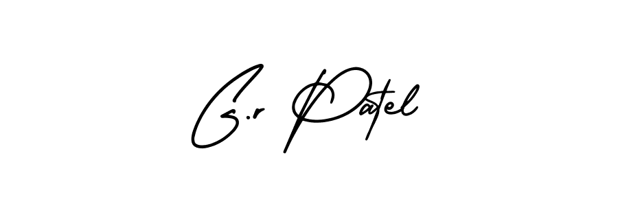 Make a beautiful signature design for name G.r Patel. Use this online signature maker to create a handwritten signature for free. G.r Patel signature style 3 images and pictures png