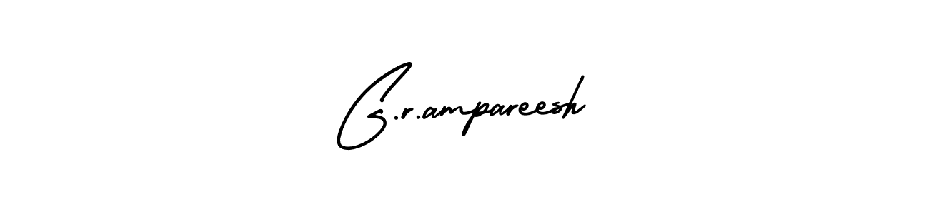 Create a beautiful signature design for name G.r.ampareesh. With this signature (AmerikaSignatureDemo-Regular) fonts, you can make a handwritten signature for free. G.r.ampareesh signature style 3 images and pictures png