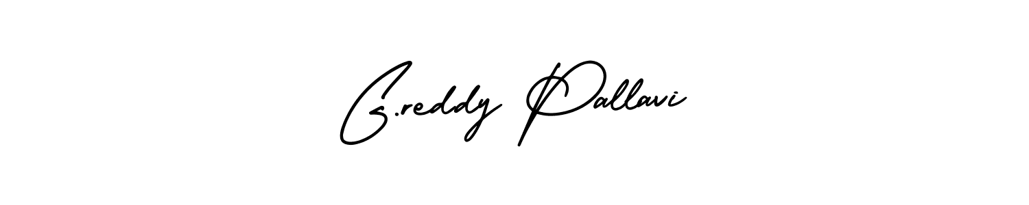 Make a beautiful signature design for name G.reddy Pallavi. With this signature (AmerikaSignatureDemo-Regular) style, you can create a handwritten signature for free. G.reddy Pallavi signature style 3 images and pictures png