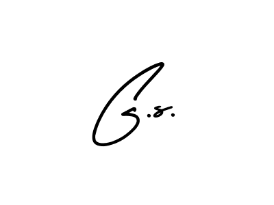 Make a beautiful signature design for name G.s.. With this signature (AmerikaSignatureDemo-Regular) style, you can create a handwritten signature for free. G.s. signature style 3 images and pictures png