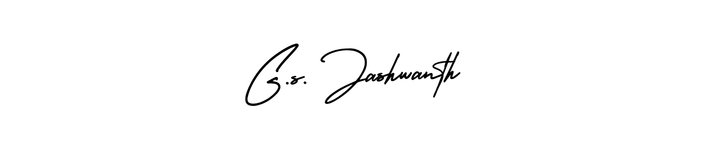How to make G.s. Jashwanth signature? AmerikaSignatureDemo-Regular is a professional autograph style. Create handwritten signature for G.s. Jashwanth name. G.s. Jashwanth signature style 3 images and pictures png