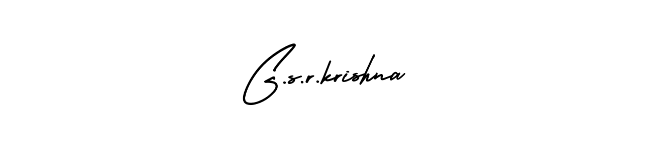 G.s.r.krishna stylish signature style. Best Handwritten Sign (AmerikaSignatureDemo-Regular) for my name. Handwritten Signature Collection Ideas for my name G.s.r.krishna. G.s.r.krishna signature style 3 images and pictures png