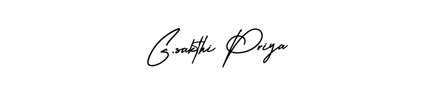 How to make G.sakthi Priya signature? AmerikaSignatureDemo-Regular is a professional autograph style. Create handwritten signature for G.sakthi Priya name. G.sakthi Priya signature style 3 images and pictures png