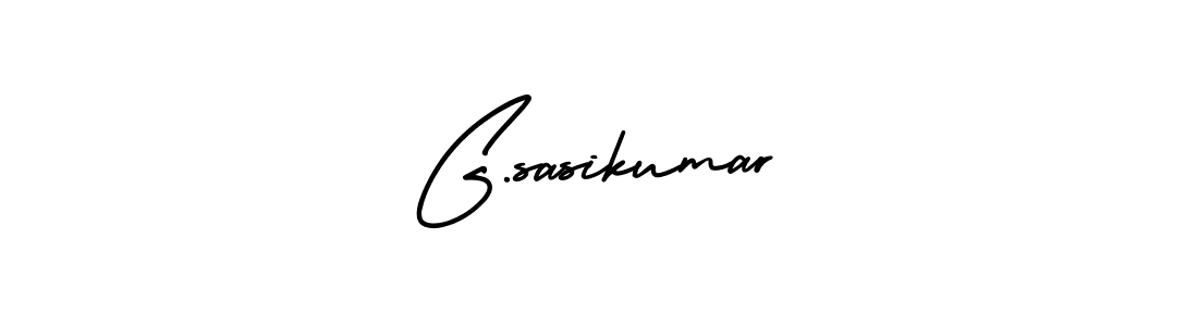 Make a beautiful signature design for name G.sasikumar. With this signature (AmerikaSignatureDemo-Regular) style, you can create a handwritten signature for free. G.sasikumar signature style 3 images and pictures png