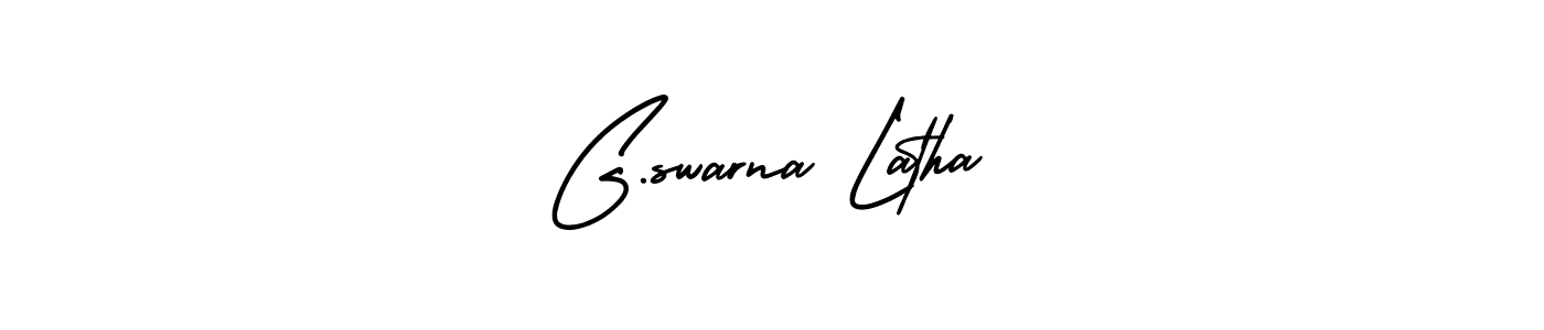 Best and Professional Signature Style for G.swarna Latha. AmerikaSignatureDemo-Regular Best Signature Style Collection. G.swarna Latha signature style 3 images and pictures png