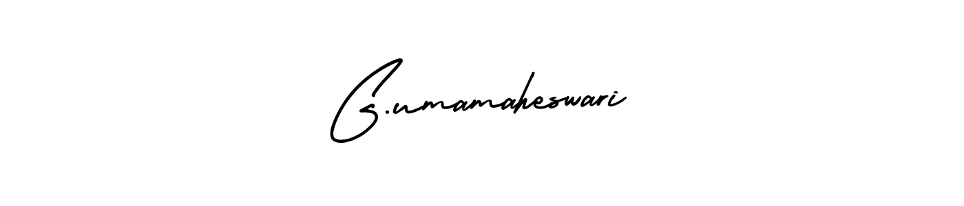 You should practise on your own different ways (AmerikaSignatureDemo-Regular) to write your name (G.umamaheswari) in signature. don't let someone else do it for you. G.umamaheswari signature style 3 images and pictures png