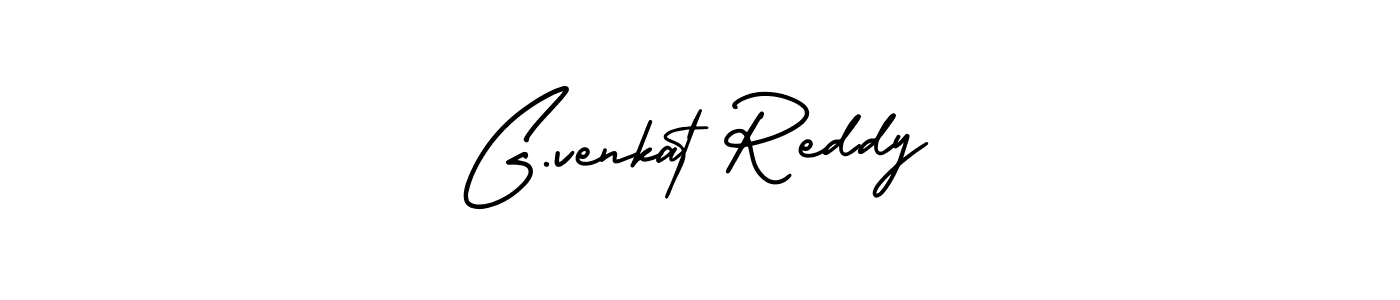 Make a beautiful signature design for name G.venkat Reddy. With this signature (AmerikaSignatureDemo-Regular) style, you can create a handwritten signature for free. G.venkat Reddy signature style 3 images and pictures png