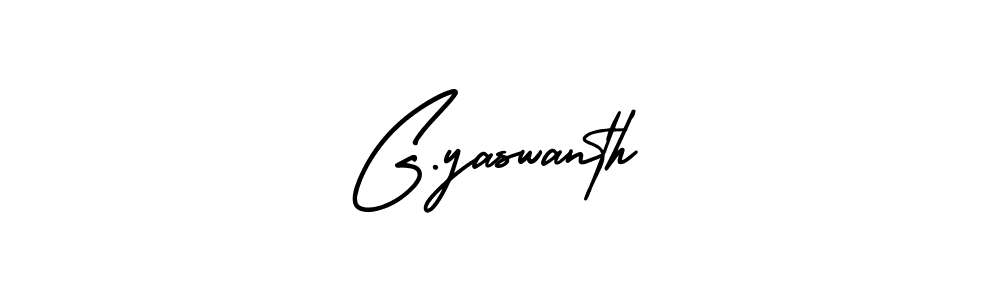 Create a beautiful signature design for name G.yaswanth. With this signature (AmerikaSignatureDemo-Regular) fonts, you can make a handwritten signature for free. G.yaswanth signature style 3 images and pictures png