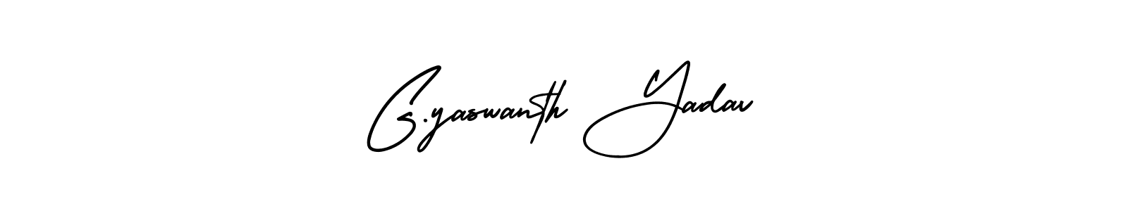 Also You can easily find your signature by using the search form. We will create G.yaswanth Yadav name handwritten signature images for you free of cost using AmerikaSignatureDemo-Regular sign style. G.yaswanth Yadav signature style 3 images and pictures png