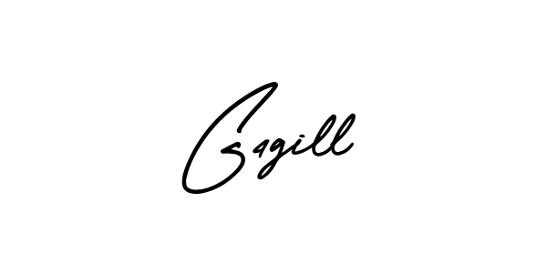 Use a signature maker to create a handwritten signature online. With this signature software, you can design (AmerikaSignatureDemo-Regular) your own signature for name G4gill. G4gill signature style 3 images and pictures png