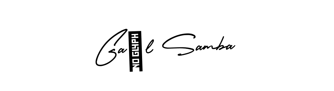 Gaël Samba stylish signature style. Best Handwritten Sign (AmerikaSignatureDemo-Regular) for my name. Handwritten Signature Collection Ideas for my name Gaël Samba. Gaël Samba signature style 3 images and pictures png
