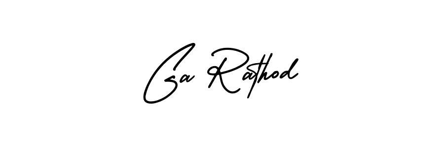 Also You can easily find your signature by using the search form. We will create Ga Rathod name handwritten signature images for you free of cost using AmerikaSignatureDemo-Regular sign style. Ga Rathod signature style 3 images and pictures png
