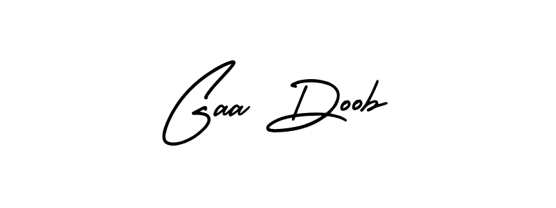 How to make Gaa Doob signature? AmerikaSignatureDemo-Regular is a professional autograph style. Create handwritten signature for Gaa Doob name. Gaa Doob signature style 3 images and pictures png