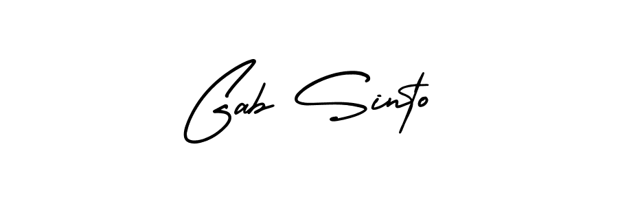 Similarly AmerikaSignatureDemo-Regular is the best handwritten signature design. Signature creator online .You can use it as an online autograph creator for name Gab Sinto. Gab Sinto signature style 3 images and pictures png