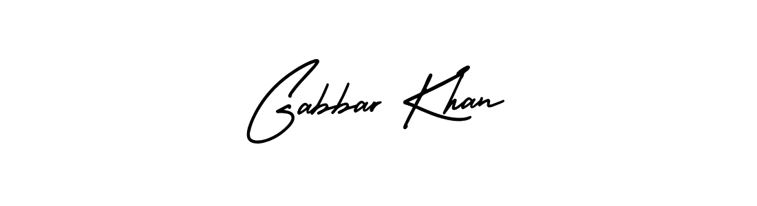 Use a signature maker to create a handwritten signature online. With this signature software, you can design (AmerikaSignatureDemo-Regular) your own signature for name Gabbar Khan. Gabbar Khan signature style 3 images and pictures png