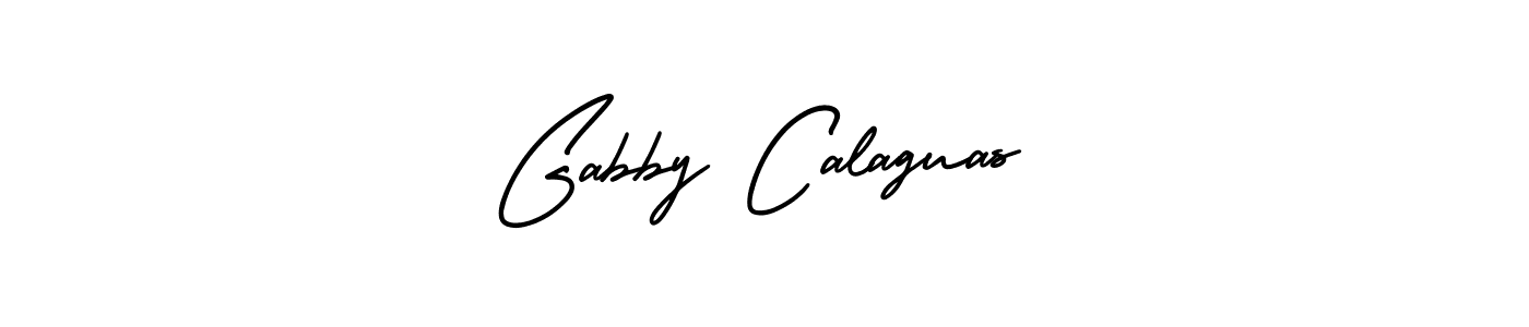 if you are searching for the best signature style for your name Gabby Calaguas. so please give up your signature search. here we have designed multiple signature styles  using AmerikaSignatureDemo-Regular. Gabby Calaguas signature style 3 images and pictures png