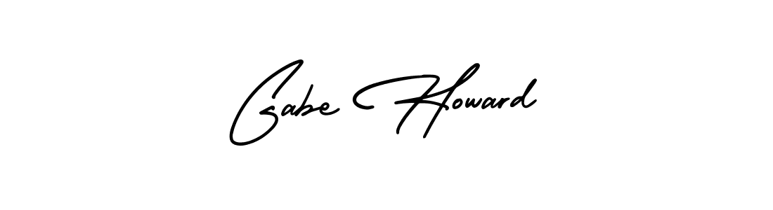 AmerikaSignatureDemo-Regular is a professional signature style that is perfect for those who want to add a touch of class to their signature. It is also a great choice for those who want to make their signature more unique. Get Gabe Howard name to fancy signature for free. Gabe Howard signature style 3 images and pictures png