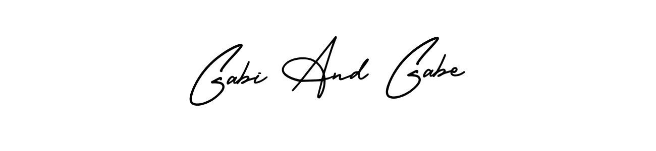 Once you've used our free online signature maker to create your best signature AmerikaSignatureDemo-Regular style, it's time to enjoy all of the benefits that Gabi And Gabe name signing documents. Gabi And Gabe signature style 3 images and pictures png
