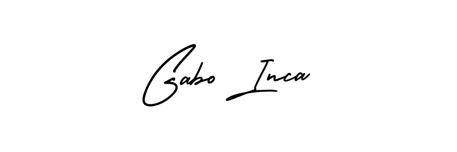 Design your own signature with our free online signature maker. With this signature software, you can create a handwritten (AmerikaSignatureDemo-Regular) signature for name Gabo Inca. Gabo Inca signature style 3 images and pictures png